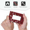 thumbnail image 3 of Zufioo Red Buffalo Plaid Print Switch Wall Plate, Dustproof and Heat-resistant Decorative Wall Switch Cover, Suitable for Residential and Commercial Areas-Mid-size, 3 of 8
