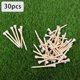 thumbnail image 1 of 30 piezas de pelota profesionales, soporte de uñas más fuerte y resistente, soporte de pelota de bambú estable para ejercicio 7cm Macarena tees de golf, 1 of 8