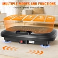 thumbnail image 5 of Vibration Plate Exercise Machine, Full Body Vibration Platform with 2 Loops & 5 Resistance Bands for Wellness and Fitness, Black, 5 of 6