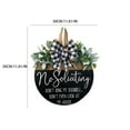 thumbnail image 3 of Creative Door Sign - No Soliciting Sign Don'T Ring My Doorbell Don'T Even Look At My House 11.8Inch Spring Wood Hanging Plaque Signs - 1X Creative Door Sign, 3 of 6
