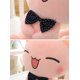 thumbnail image 3 of Lindo juguete de peluche, altura sentada de 11 pulgadas (aprox. 28 cm), juguete de peluche de gato rosa de peluche suave, 3 of 5
