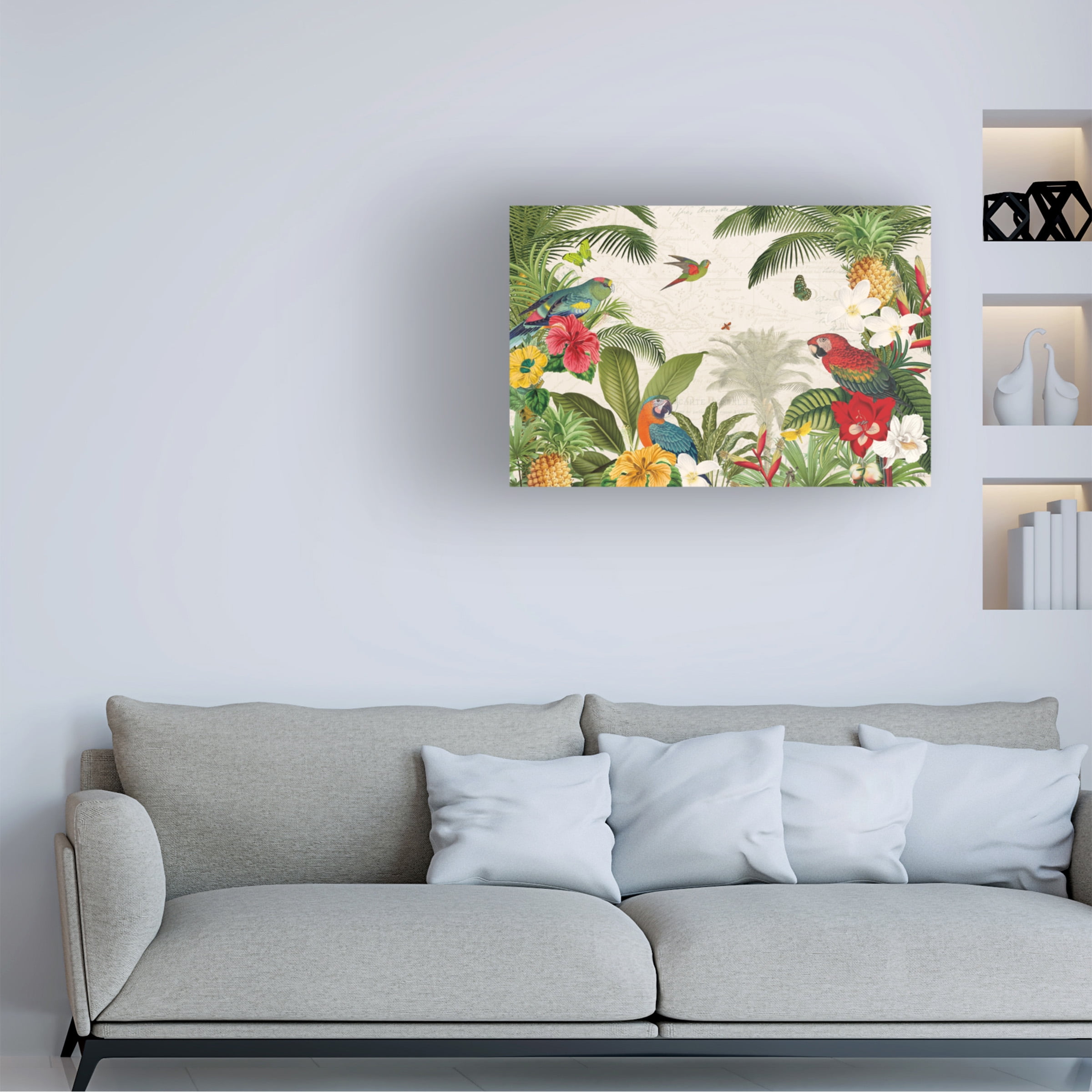 Katie Pertiet 'Parrot Paradise I' Canvas Art
