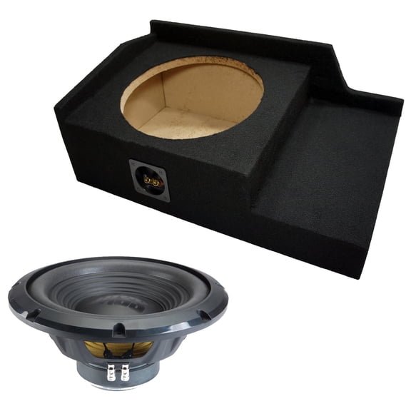 Alpine fits 99-06 Chevy Silverado EXT Cab Sealed Single 12" W12S4 Loaded Subwoofer Sub Box Enclosure 250W RMS 4 Ohm