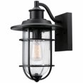 thumbnail image 1 of 1 Light Outdoor Wall Sconce, Black, 1 of 1