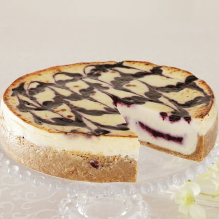 Sweet Street 14 Slice (Sliced) White Chocolate Blueberry Brulee Trans Fat Free Cheesecake 5.062 lb (2