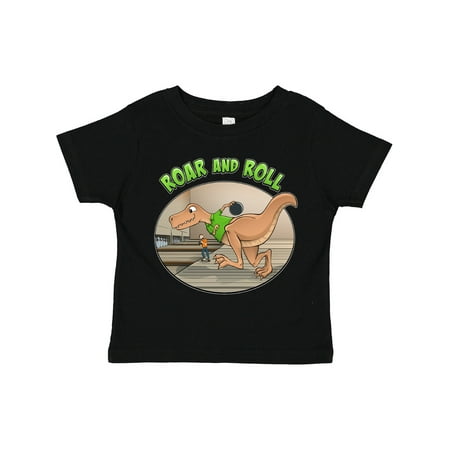 

Inktastic Bowling Roar and Roll Tyrannosaurus Rex Dinosaur Gift Toddler Boy or Toddler Girl T-Shirt