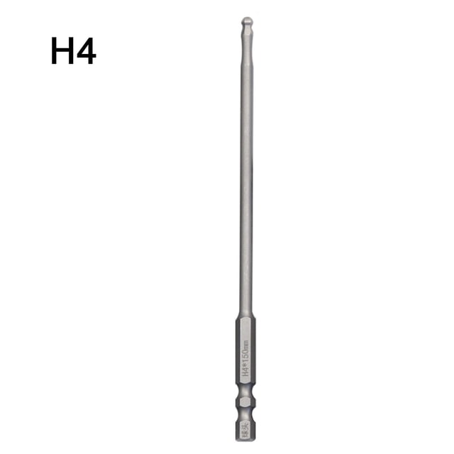 1Pc Extrémité de Balle Hexagonale Tournevis Bit Hexagonal Métrique 150Mm Long Bit Conducteur Magnétique