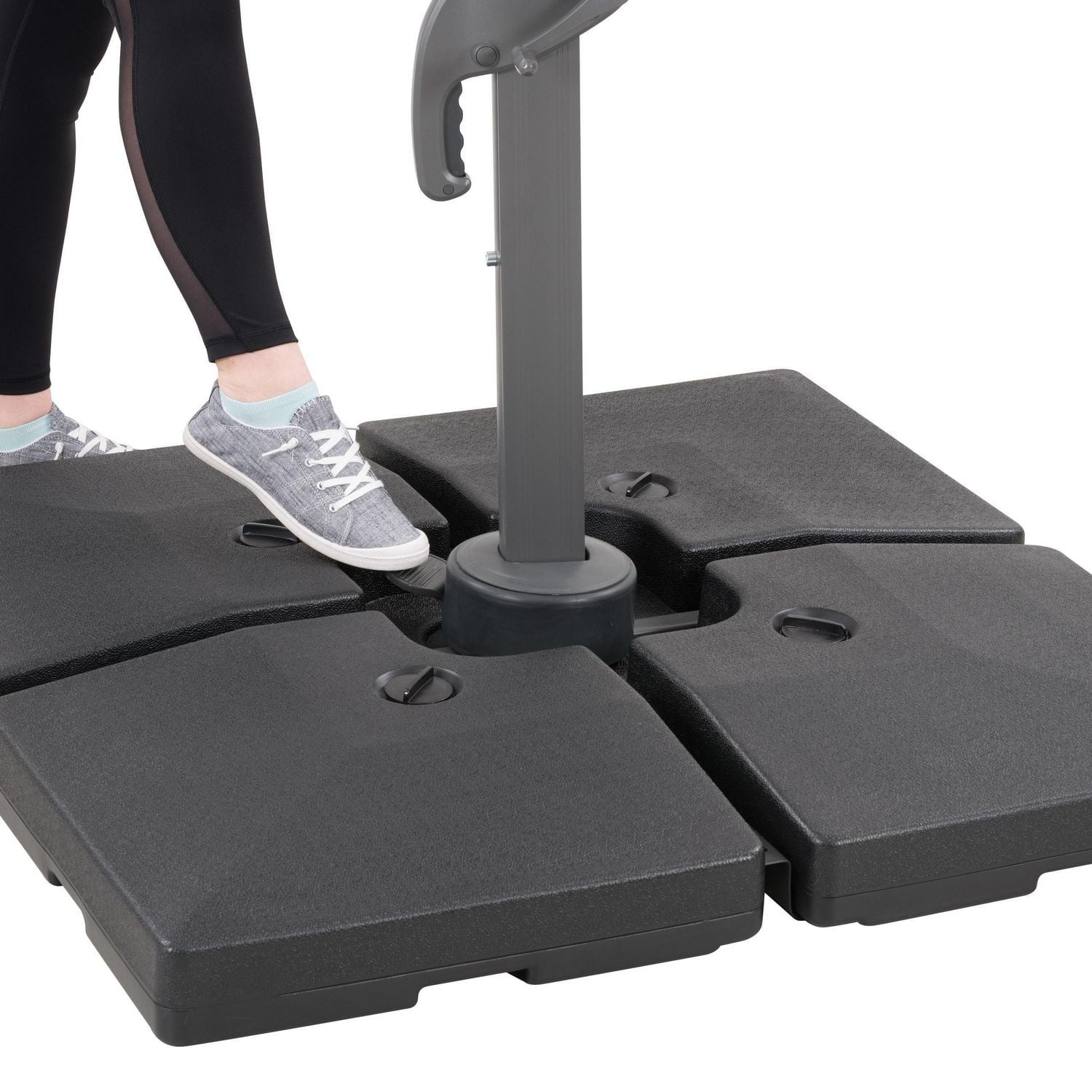 CorLiving Socle de patio de luxe pour parapluies lourds et décalés