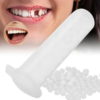 Higoodz Dental Filling Beads,Thermal Tooth Repair Beads,Temporary Teeth  Repair Beads Dental Thermal Filling Beads For Broken Missing Tooth White 20g