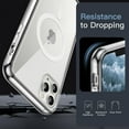 thumbnail image 6 of JETech Magnetic Case for iPhone 11 Pro 5.8-Inch Compatible with MagSafe Wireless Charging, Shockproof Phone Bumper Cover, Anti-Scratch Clear Back (Clear), 6 of 7