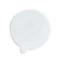 thumbnail image 3 of Hair Catcher Disposable Mesh Drain Sticker 25 Pack | Adhesive Shower Drain Covers | Easy Peel Ear Tabs | Clog Prevention for Bathroom, Kitchen, Laundry | 0.5cm Holes | Universal Fit | Round 9cm, 3 of 9