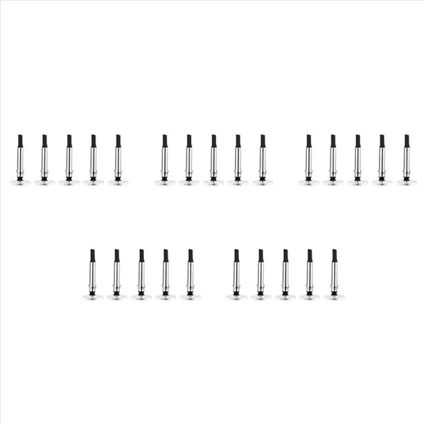 25 Piezas Universal Stylus Pen Disco Transparente Pantalla Capacitiva LáPiz TáCtil Punta de Repuesto Dibujo Escritura Nib Cabezal de LáPiz