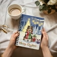 thumbnail image 3 of Merry Christmas Shetland Sheepdog Snowy Winter with Gifts Tree Decorations Spiral Bound Journal Sheltie Dog Lover Gifts 5x7in Spiral Notebook - 12020, 3 of 5