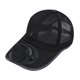 thumbnail image 3 of Gorra con ventilador solar, protección solar, gorra béisbol para senderismo y pesca al libre. Negro, 3 of 8