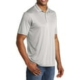 thumbnail image 4 of Mafoose Men's PosiCharge Competitor Polo T-Shirt Silver X-Large, 4 of 5