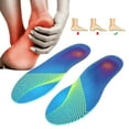 thumbnail image 1 of Orthopedic Insole, EVA Arch Support Orthotic Insole Buffer Pressure Pain Relief Unisex Sports Foot Pad Improve Foot Walking Posture, Foot Curve Design And Improve Sleep, 1 of 8