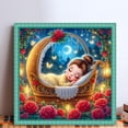 thumbnail image 2 of Hilo Algodón Ecológico Bordado Punto Cruz Princesa Bella Con 18CT 30x30cm, 2 of 9