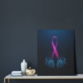 thumbnail image 5 of KLL Two Human Hands are Holds Ribbon Awareness Print Canvas Wall Art, Canvas Painting Prints Canvas Art Wall Decor Home Decoration for Living Room Bedroom Office, 5 of 6