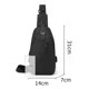 thumbnail image 2 of Bolso de hombro para hombre, bandolera de pecho, moderno, con cable de datos, para deportes al aire libre, estilo locomotora, 2024, 2 of 3