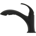 thumbnail image 6 of Pfister F-534-7Wry Wray 1.8 GPM Single Hole Kitchen Faucet - Black, 6 of 7