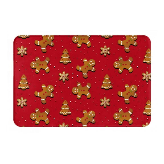 Disketp Gingerbread Man Mat for Front Door Outside - Doormat Outdoor Entrance - Welcome Mats Outdoor,Outside Entry and Outdoor Entrance 16''x24''
