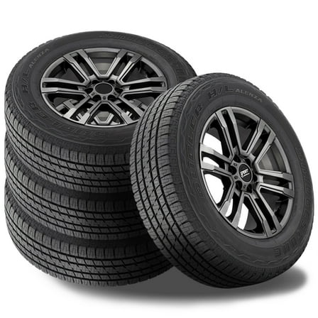 4 Bridgestone Dueler H/L Alenza P 285/45R22 110H Tires, All Season, 65000 Mile BR 023716  / 285/45/22 / 2854522