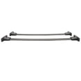 thumbnail image 3 of Ikon Motorsports Fit For 05-12 Nissan Pathfinder Cross Bar Roof Rack Black Cap Set, 3 of 7