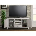 thumbnail image 6 of Martin Svensson Home Monterey Solid Wood TV Stand in White with Gray Top, 6 of 9