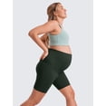 thumbnail image 3 of Shorts de Maternidad CRZ YOGA Butterluxe Cintura Alta 15 cm Verde XL, 3 of 4