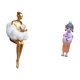 thumbnail image 5 of Estatua de arte, figurita, muñeca geisha japonesa, escultura de resina, estatuilla artesanal, adorno abstracto, decoración étnica popular, oficina, ad, 5 of 8