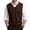 BD30_Coffee, variant on Sweater Vest for Men Casual Sleeveless Knit Pullover V Neck Solid Knit Business Office Fall Winter Sweaters Dark Green M