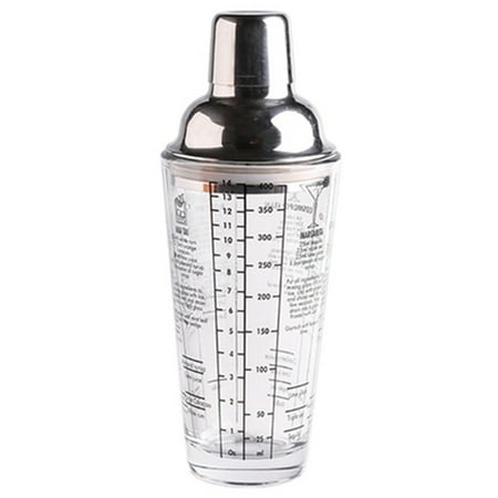 

Shaker Transparent Scale Bar Shakers Cup Wine Mixing Fruit Cup Stainless Steel Bartender