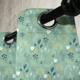 thumbnail image 3 of Ambesonne Floral Grommet Curtain, Spring Tulip Petals, 50" x 72", Turquoise Teal Marigold, 3 of 6