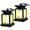 2 Pack, variant on GRNSHTS 4 Pack LED Solar Mission Lantern, Vintage Solar Powered Waterproof Hanging Umbrella Lantern Candle Lights Led with Clamp Beach Umbrella Tree Pavilion Garden Yard Lawn Etc Lighting & Decoration