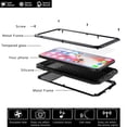thumbnail image 4 of Funda de Metal a prueba de golpes para teléfono móvil, carcasa protectora completa de aluminio para iPhone 14, 13, 12, 11 Pro, XS, MAX, XR, X, 7, 8, 6, 6S Plus, SE, 4 of 4