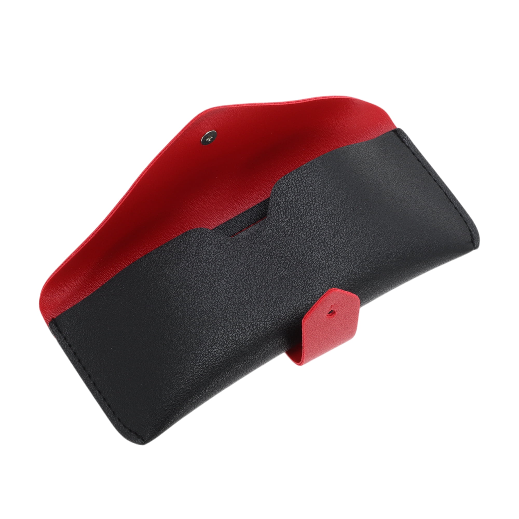 Unique Bargains Soft Eyeglasses Case Portable Eyeglasses Storage 1 Pc Black