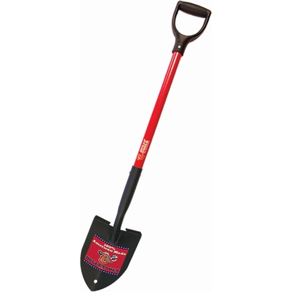 Bully Tools 14-Gauge Floral Spade with Fiberglass Handle Home Lawn Garden Outdoor Supplies Hand Gardening Tools 92711