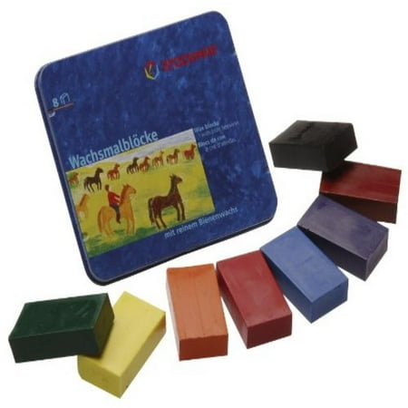 - Stockmar Beeswax Block Crayons - 8 Standard Colours in a Tin