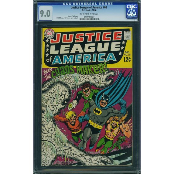 Justice League of America #68 - CGC 9 Comic Book