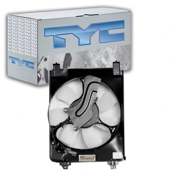 TYC AC Condenser Fan Assembly compatible with Honda Civic 1.8L 2.0L L4 2006-2011
