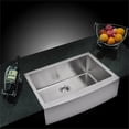 thumbnail image 2 of Water Creation 30" x 22" Apron Front Stainless Steel Single Kitchen Sink - Gray, 2 of 6