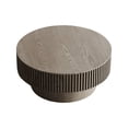 thumbnail image 6 of Noble House Leigh 31.5'' Round Modern Coffee Table with Hidden Storage, Solid Wood Veneer, Accent Tea Table, Grey, 6 of 10