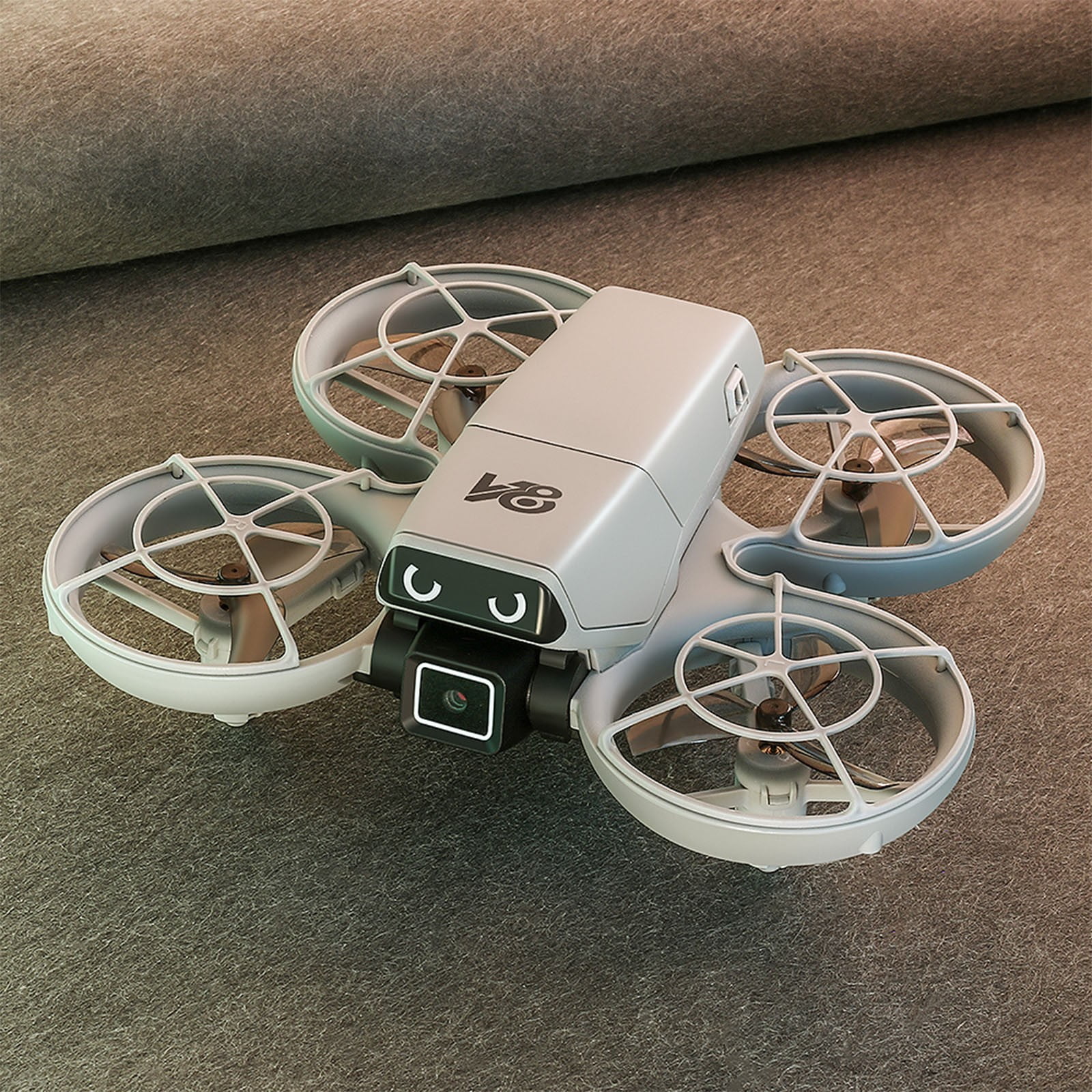Drone with ESC Camera And Cool Light, 360°stunt roll, One Click Takeoff And Landing,Altitude Hold Headless Mode, Gifts for Children And Adults