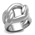 thumbnail image 1 of Alamode 3W1074-9 Women Rhodium Brass Ring with No Stone in No Stone - Size 9, 1 of 1