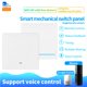 thumbnail image 1 of Interruptor Inteligente De Pared Controlador De Luz Inteligente De Pared Mecánico Wi-Fi Blanco Con Arrancador Monstrate HA024449-01, 1 of 7