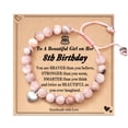 thumbnail image 1 of Pulsera tejida a mano con piedra natural, pulsera popular para hombres y mujeres, pulsera de cuentas, 1 of 6