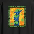 thumbnail image 3 of Toy Story - Aliens Triple Threat - Men's Long Sleeve T-Shirt, 3 of 5