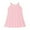 Pink, variant on Toddler Girls Dresses Beach Swim Cover Up Sleeveless Tank Flower Girl Dress