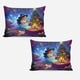 thumbnail image 2 of Juego de edredón con diseño de princesa Jasmine para niños, niñas y adultos, diseño geométrico en 3D, 1 funda de edredón y 2 fundas de almohada, 2 of 6