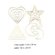 thumbnail image 2 of WEUVEB 16Ud Dorados De Hierro Para Captura Sueños DIY Hogar Artesanía, 2 of 8